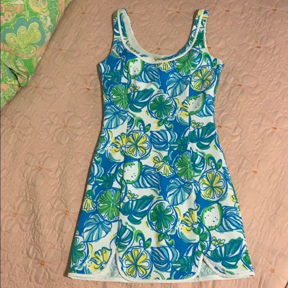 Lilly Pulitzer Lemon/Lime Print Dress